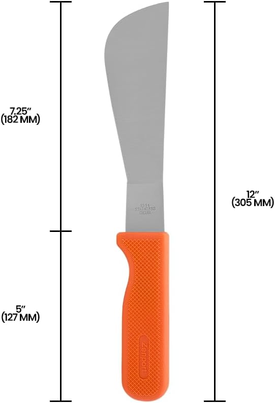 Zenport Crop Harvest Knife, Lettuce Trimmer, 7.25-Inch Blade