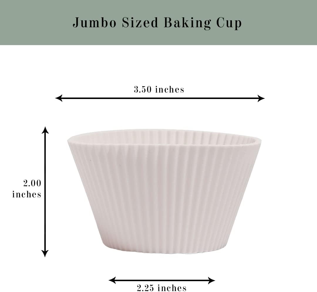 The Silicone Kitchen Silicone Individual Mini Loaf Pans - Reusable, Non-Toxic, BPA Free, Dishwasher Safe, Bento Box Accessories (12 Pack, White)