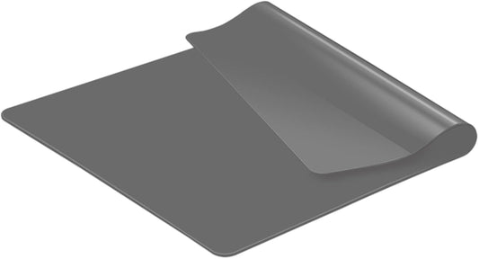 KitchenRaku Extra Large Silicone Mat for Kitchen Worktop Protector, Thickened Nonstick Heat Resistant Countertop Mat, Nonskid Placemat, Craft Mat, Table Mat (Grey, 23.6"x31.5")