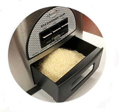 CRB-55S Stainless Steel Rice Dispenser 50 Pounds, rice dispenser & large By C&H Solutions