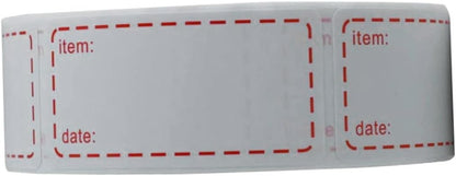 STOBOK 3rolls Eco-Friendly Kitchen Food Date Stickers Non-Toxic Labels for Containers Pantry Expiration Dates
