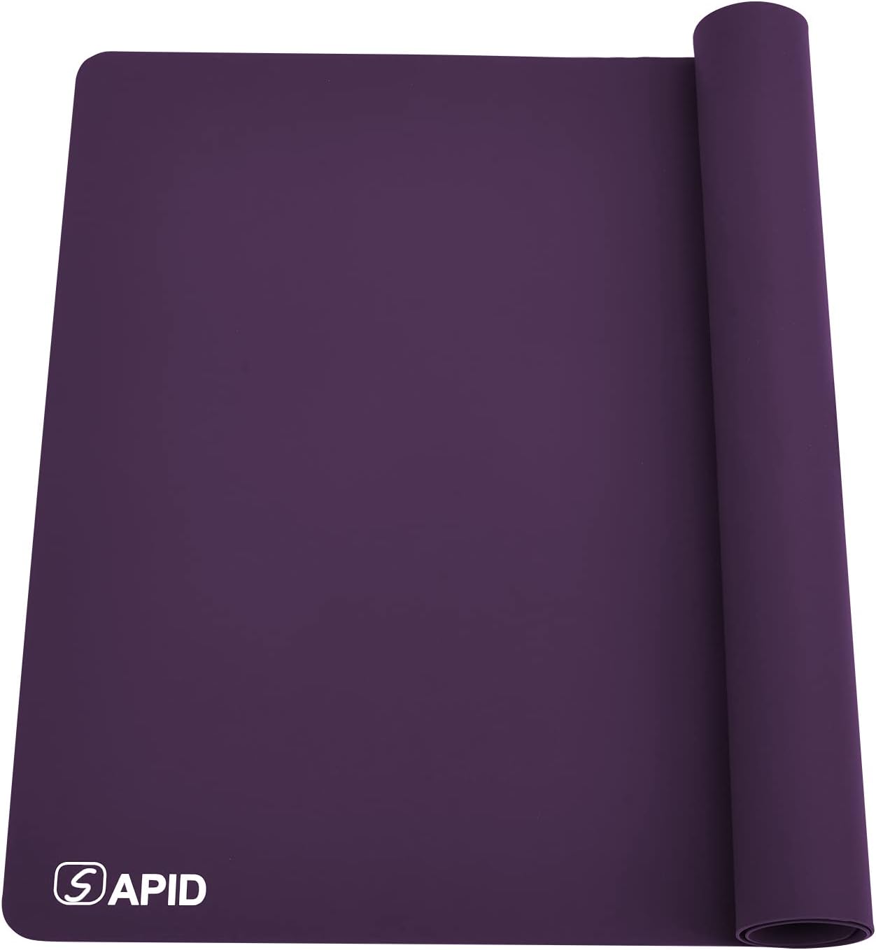 Sapid Extra Large Silicone Sheet for Crafts, Thick Silicone Jewelry Casting Mats, Nonstick Nonslip Silicon Mat for Epoxy Resin, Art Painting, Heat- Resistance Counter Mat (20"×27.9", Dark Gray)