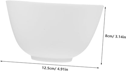 Didiseaon Odorless Anti-drop Silicone Mixing Bowl for Facial Masks Cooking Flexible Microwave Dishwasher Safe for Ingredients Sauces Medium Green