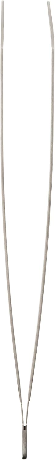 Mercer Culinary 18-8 Stainless Steel Chef Plating Tongs, Offset Tip, 6-1/2 Inch