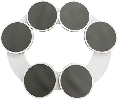 LEBHAR Portable Table Meal Rotating Tray (4 Plates)