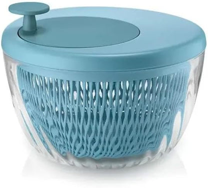 Guzzini Twist & Dry Salad Spinner, Blue 170900134