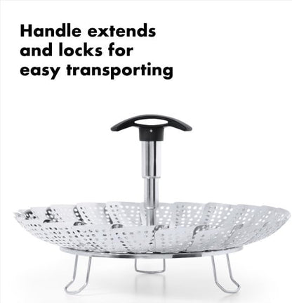 OXO Good Grips Steamer Basket - Stainless Steel, 8 Inch Diameter