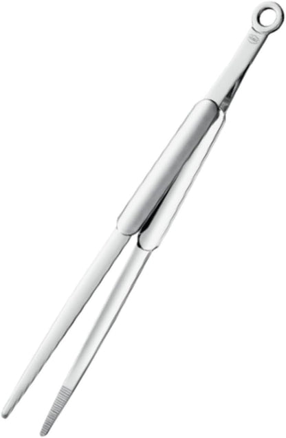 Rosle 12986 Stainless Steel Fine Tipped with Silicone Needle-Nose Pliers Cooking Tongs