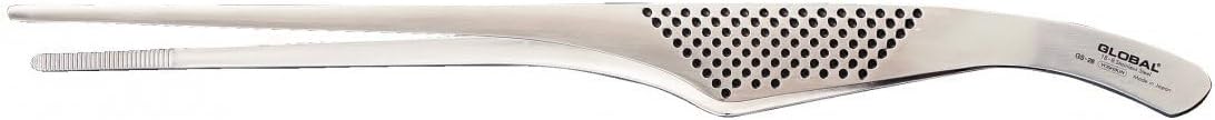 Global Classic Stainless Steel 11.75 Inch Pincet/Utility Tongs