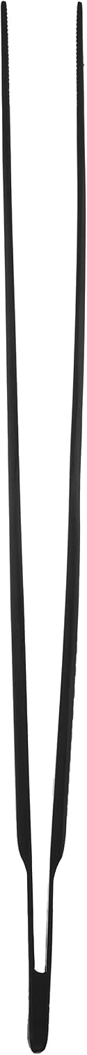 Mercer Culinary 18-8 Stainless Steel Chef Plating Tongs, Offset Tip, 6-1/2 Inch