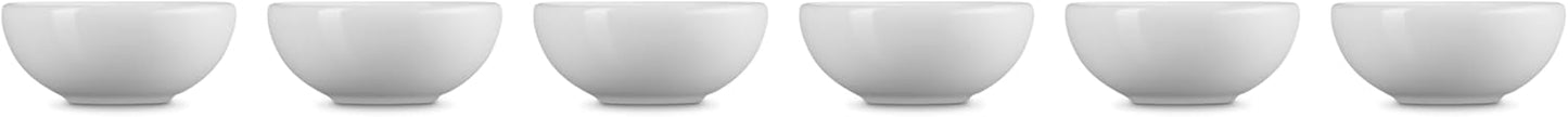 Le Creuset Stoneware Set Of 6 Vancouver Pinch Bowls, Pastel Multi Color