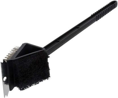 Cooking Concepts LC Wire Grill Cleaners, 12x6x1 in and 3-in-1 Grill Brushes, 18 in. Set (1) BBQ Grill Brush Stainless Steel 18" Barbecue Cleaning Brush w/Wire Bristles & Soft Comfortable Handle - Per