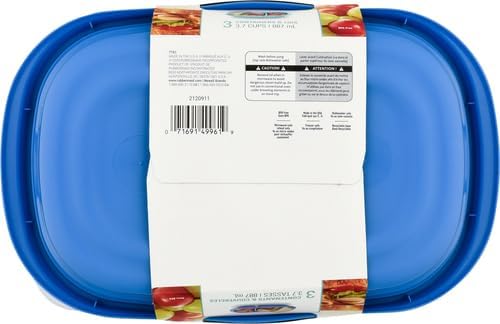 Rubbermaid TakeAlongs Snacking Food Storage Containers, 2 Cups Size - 2 Lids, Trays, and Containers 7S87