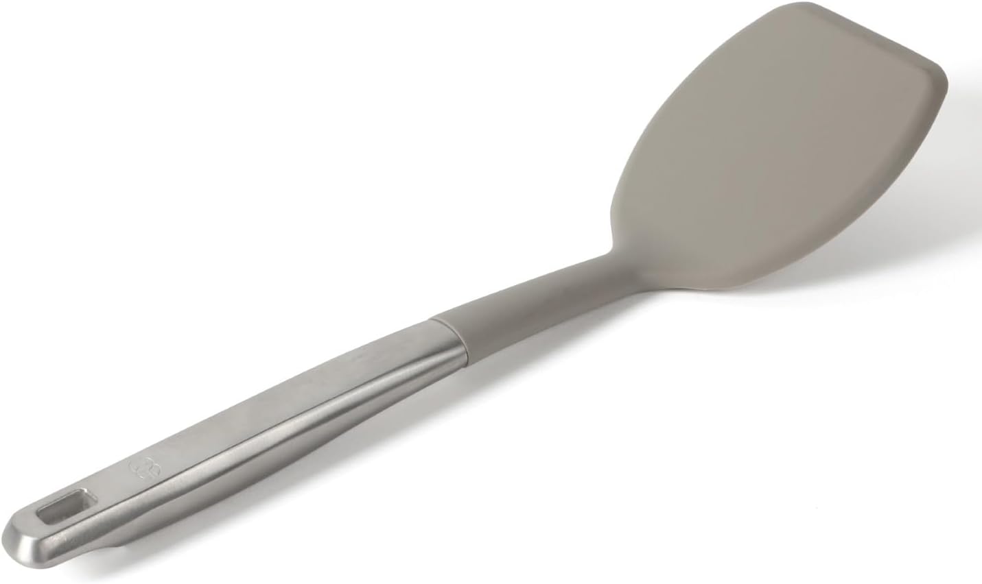 Calphalon Slotted Turner, Kitchen Flipping Spatula, Slotted Spatula, Stainless Steel Turner with Silicone Heat Resistance Handle, Nonstick-Safe Spatula for Draining and Flipping (Navy)