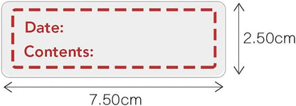 300 Pcs 1 x 3 Inch Removable Food Date Labels Stickers Food Storage Freezer Labels Kitchen Pantry Organization Labels Spice Jar Labels