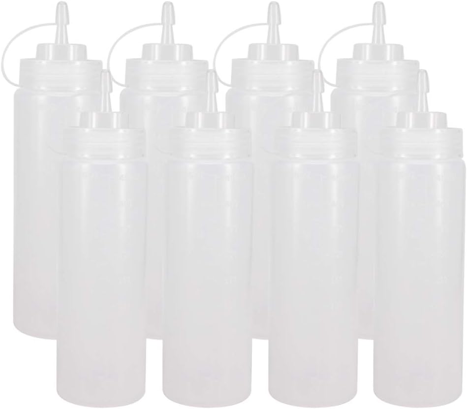 32 oz / 1000 ml Plastic Squeeze Bottles 3-Hole