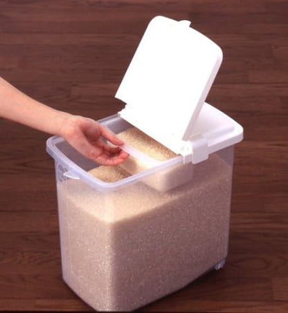 JapanBargain S-1826, Japanese Plastic Kome Bitsu Raw Rice Storage Container, 10 kgs