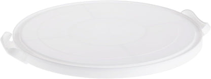 Juvale Round Cake Carrier - Secure Lid & Handle Storage Container - Collapsible Reusable Plastic Container for Cakes, Pies & Cupcakes - 12" Dia x 5.9" H