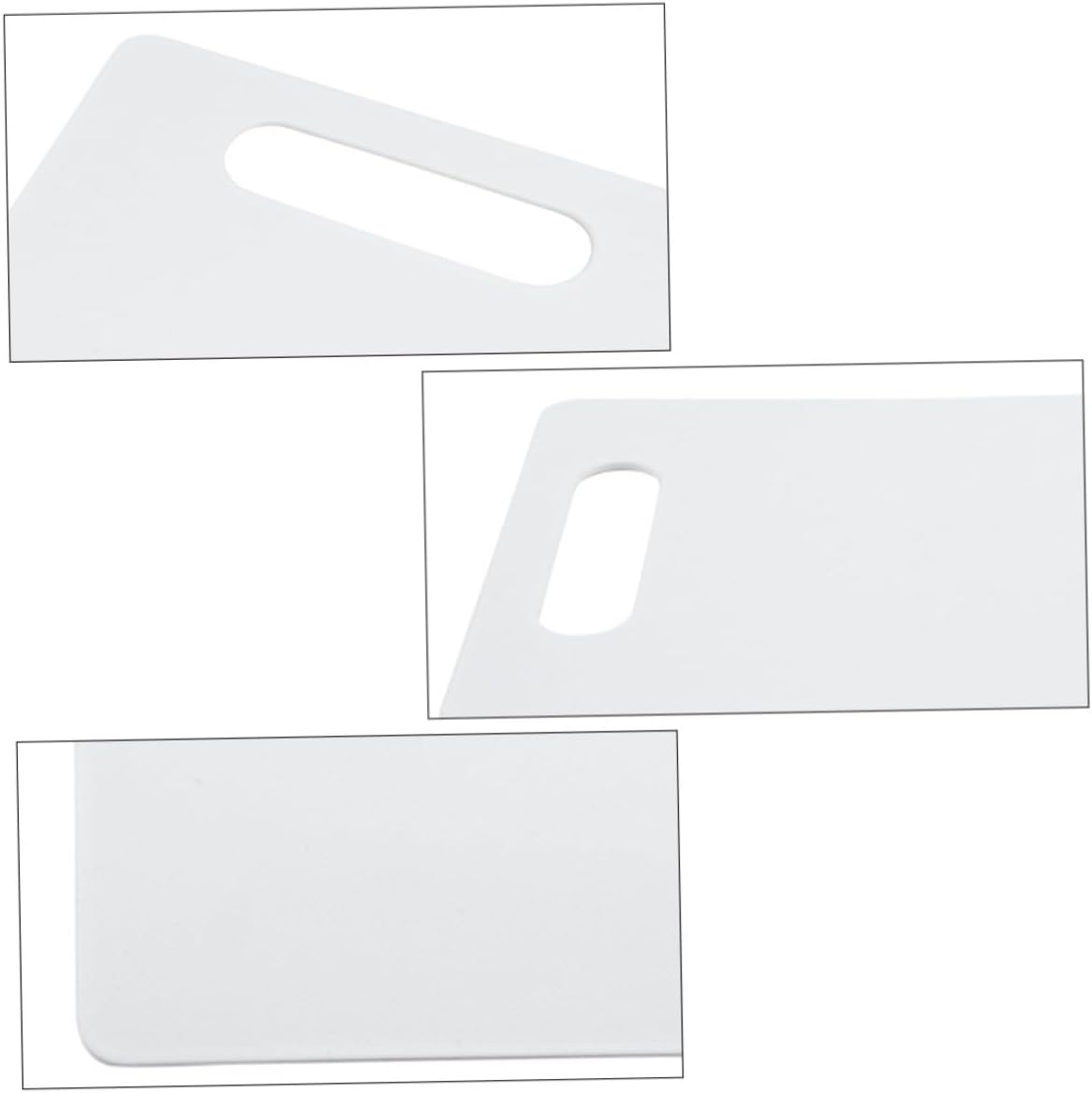 HOMSFOU Plastic Kitchen Cutting Board Mat, Non-slip Chopping Board for Kitchen Use, Square Food-grade Cutting Mat for Vegetables and Fruits