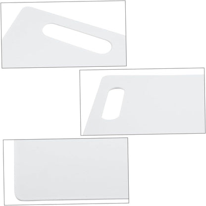 HOMSFOU Plastic Kitchen Cutting Board Mat, Non-slip Chopping Board for Kitchen Use, Square Food-grade Cutting Mat for Vegetables and Fruits