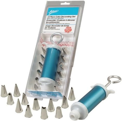 Ateco Cake Decorating Set,Silver