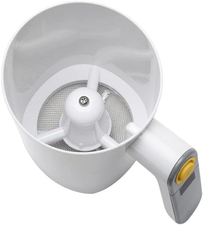Electric Flour Sifter, Battery Operated Flour Sieve, 4 Cup/1L Baking Tool