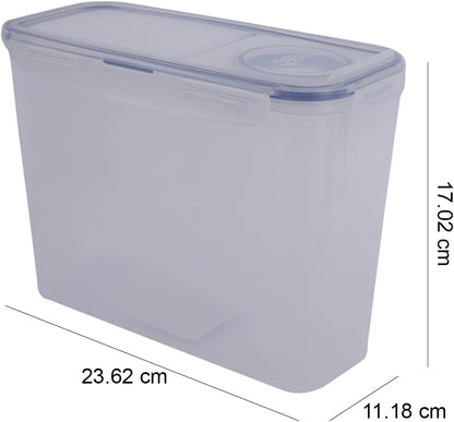LOCK & LOCK LocknLock Easy Essentials Food Storage with Flip Lid/Airtight container, BPA Free, 10.1-Cup, Clear
