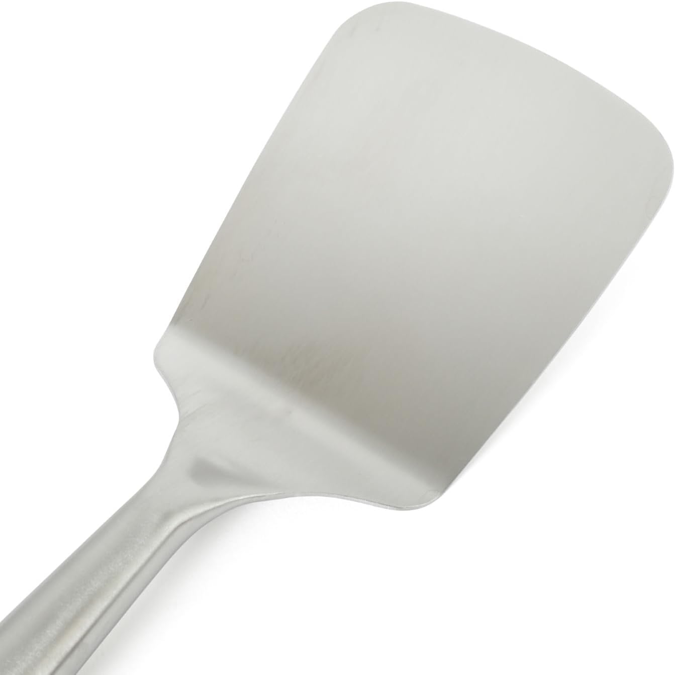 Calphalon Slotted Turner, Kitchen Flipping Spatula, Slotted Spatula, Stainless Steel Turner with Silicone Heat Resistance Handle, Nonstick-Safe Spatula for Draining and Flipping (Navy)