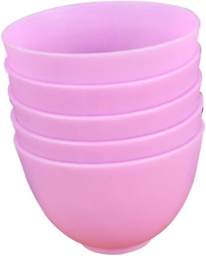 Didiseaon Odorless Anti-drop Silicone Mixing Bowl for Facial Masks Cooking Flexible Microwave Dishwasher Safe for Ingredients Sauces Medium Green