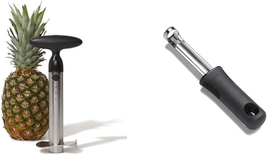 OXO Good Grips Stainless Steel Pineapple Corer & Slicer + OXO Good Grips Apple Corer