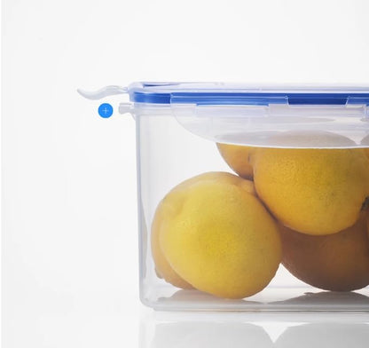 LOCK & LOCK Easy Essentials Pantry Food storage containers with lids / Pantry storage / Airtight containers, BPA free - Square - 11 cup - Great for Sugar, Clear