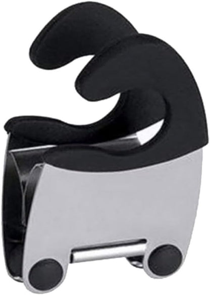 3 Piece Pot Clip Spoon Rest Holder Stainless Steel and Plastic