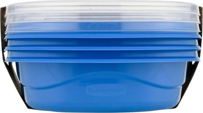Rubbermaid TakeAlongs Snacking Food Storage Containers, 2 Cups Size - 2 Lids, Trays, and Containers 7S87