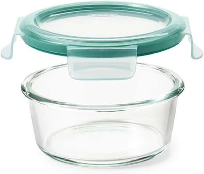 OXO Good Grips 1 Cup Smart Seal Airtight Glass Round Food Storage Container