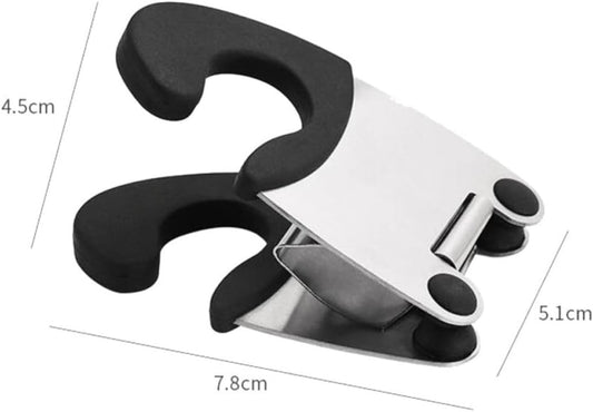 Pot Clip Spoon Rest Holder 3pcs Stainless Steel for Kitchen Cooking