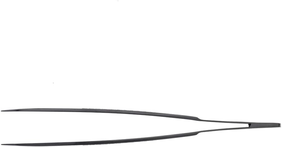 Mercer Culinary 18-8 Stainless Steel Chef Plating Tongs, Offset Tip, 6-1/2 Inch