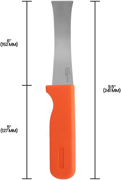 Zenport Crop Harvest Knife, Lettuce Trimmer, 7.25-Inch Blade