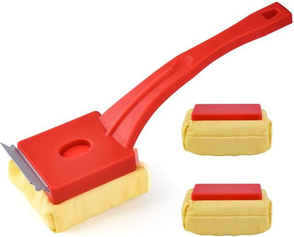 Grill Brush Bristle-Free – Steam Cleaning – Includes 2 Extra Brush Head – Heavy-Duty Barbecue Scraper