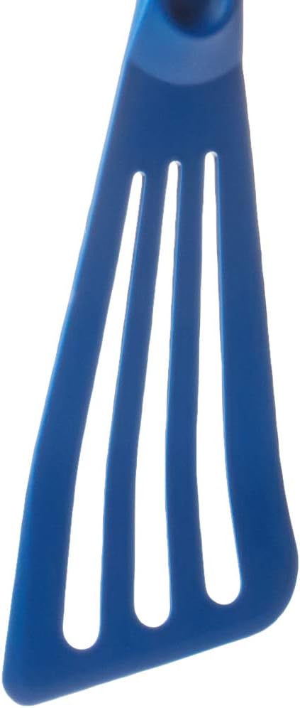 Mercer Culinary Hell's Tools Hi-Heat Slotted Spatula, 12 Inch x 3.5 Inch, Gray