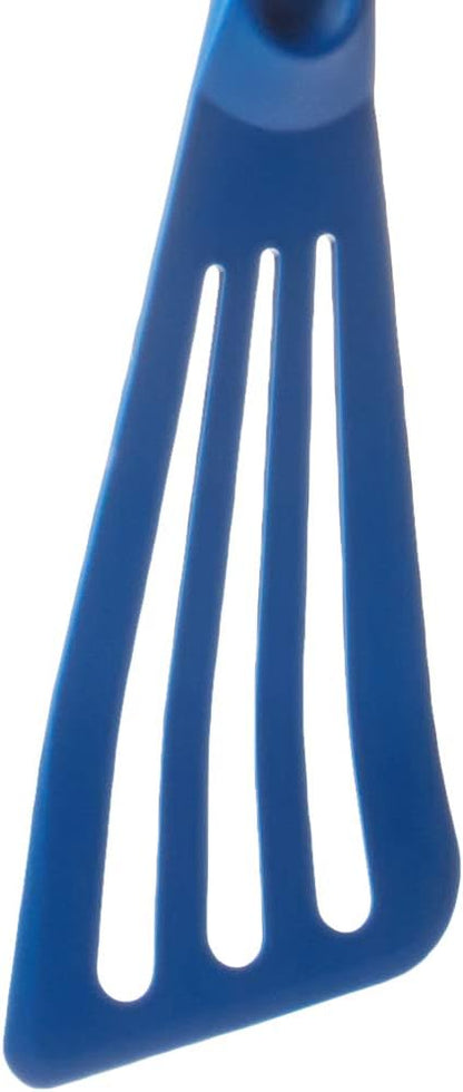 Mercer Culinary Hell's Tools Hi-Heat Slotted Spatula, 12 Inch x 3.5 Inch, Gray