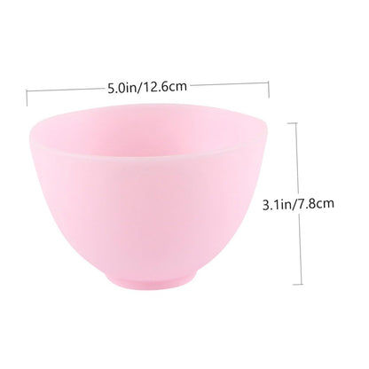Baluue 6pcs Silicone Bowl for Clay Mask Mask Mixing Bowl Set Safe Easy to Use for Facial Diy