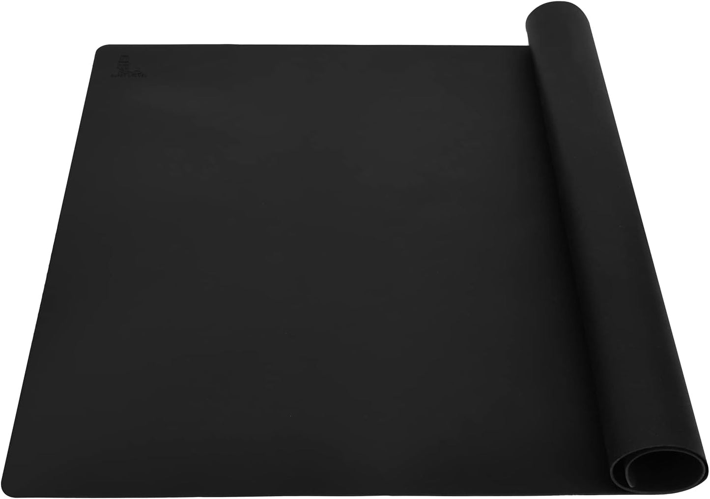 Super Kitchen Extra Large Multipurpose Silicone Nonstick Baking Mat, Pastry Mat, Heat Resistant Nonskid Table Mat, Countertop Protector, 23.4'' By 15.6''(Cool Gray)