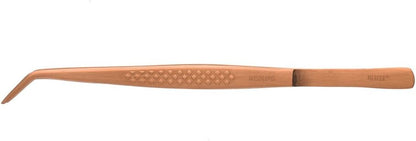 Mercer Culinary 18-8 Stainless Steel Chef Plating Tongs, Offset Tip, 6-1/2 Inch