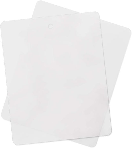 Multi-Pack Thin Clear Flexible Plastic Cutting Board Mat, 12" x 15" (4, Clear)