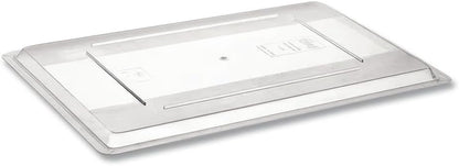 Rubbermaid Commercial Products Polycarbonate Food Storage Box/Tote, 2 Gallon, Clear, for Restaurant/Kitchen/Cafeteria