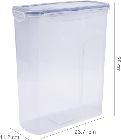 LOCK & LOCK LocknLock Easy Essentials Food Storage with Flip Lid/Airtight container, BPA Free, 10.1-Cup, Clear