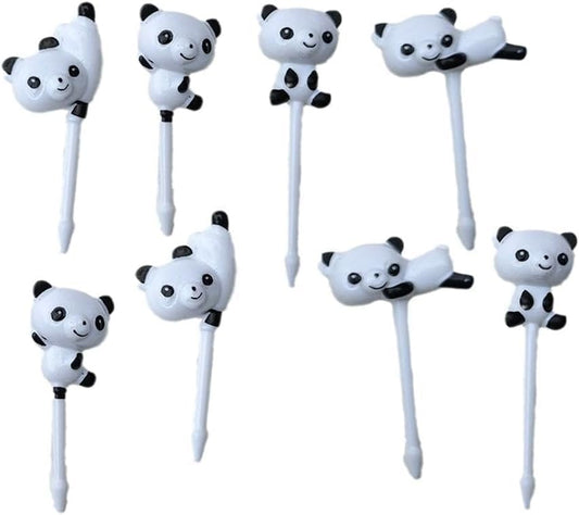 8 Pcs Cute Fun Bento Picks Set, Food Picks for Kids,School Lunch Accessories for Kids, Cute Animal Fruit Toothpicks,Fruit Food Toothpicks, Lunch Bento Box Picks for Toddler Cocktail Picks