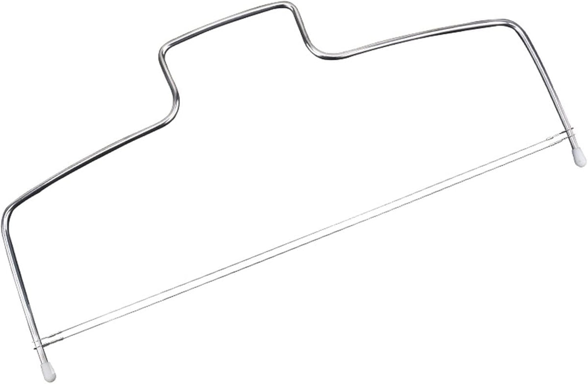 Cake Cutter,Stainless Steel 8 Gear Adjustable Wire Cake Cutter Cake Slicer Cake Leveler Cake Cutting Wire for Kitchen Accessories Baking Tools (Two Wire)