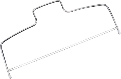 Cake Cutter,Stainless Steel 8 Gear Adjustable Wire Cake Cutter Cake Slicer Cake Leveler Cake Cutting Wire for Kitchen Accessories Baking Tools (Two Wire)