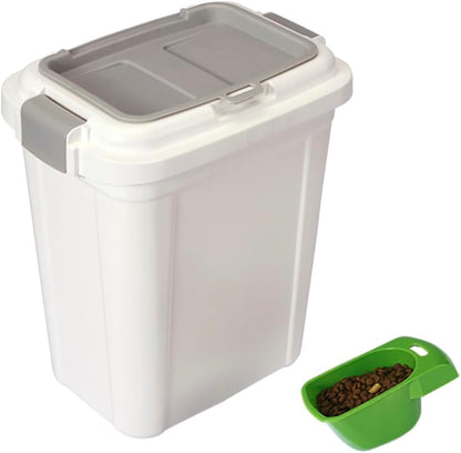 Ashfield & Harkness Airtight Pet Food Storage Container, up to 30 Lbs/ 36 Qt for Dog Cat Bird and Other Pet Food Storage, Easy Acces Including Scoup, Easy Access, Lightweight Keeps Pet Food Fresh